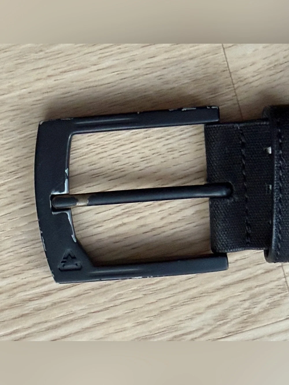 Travis Mathew Cuater Mens Black Braided Stretch Golf Belt Matte Buckle Size S